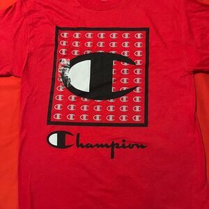 Champion Red Graphic T-Shirt for Men